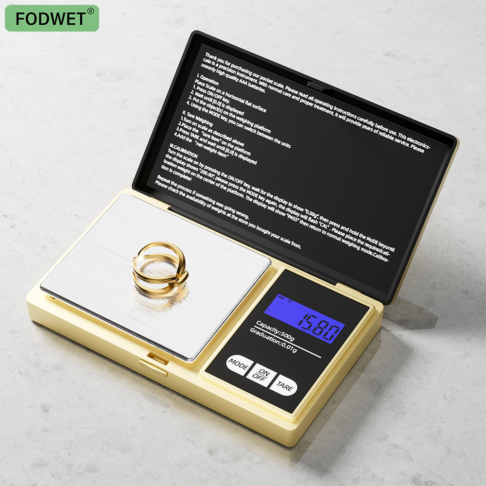 Candle Wax Scale - Golden Small Mechanical Scale LCD Display