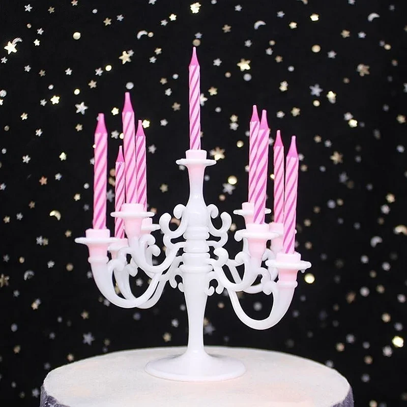 Candle Surprise - 9 Pack Candles and Candlestick Holders