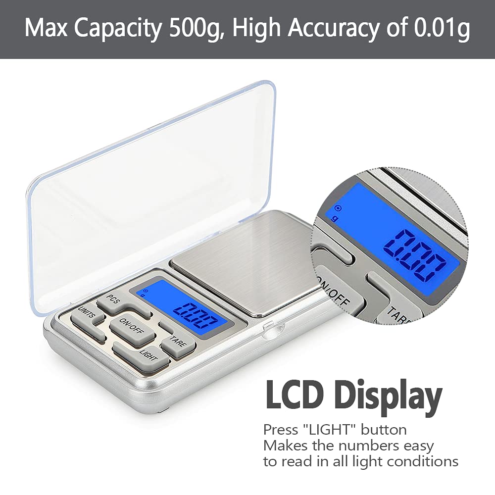 Mini Scale 500g/300g/200g/100g - Candle Wax Scale recension och pris