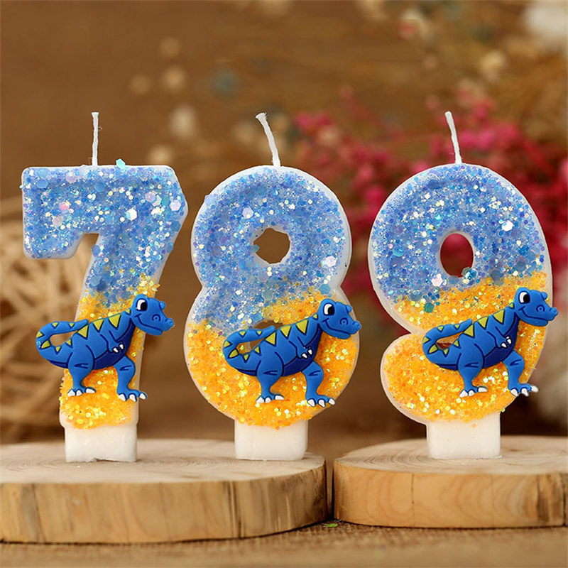 1pcs Boy Number 0 1 2 3 4 5 6  - Candle Surprise recension och pris