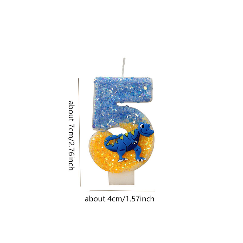 1pcs Boy Number 0 1 2 3 4 5 6  - Candle Surprise recension och pris