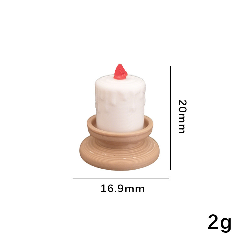 3pcs 1/12 Scale Dollhouse Mini - Candle Wax Scale recension och pris