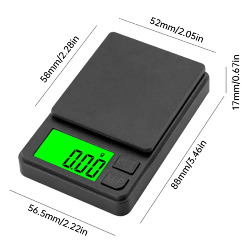 Precision Pocket Scale 1000g X - Candle Wax Scale recension och pris